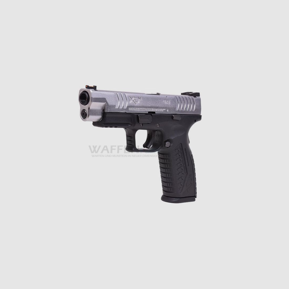 Springfield XDM 4.5 Silver CO2 Pistol BlowBack Caliber 4.5mm Steel BB