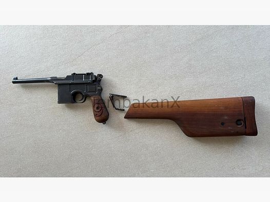 Mauser C96 Red 9 9mmMauser