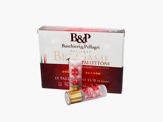 B&P Big Game 15 Nabojów śrutowych Kal 12 56gr
