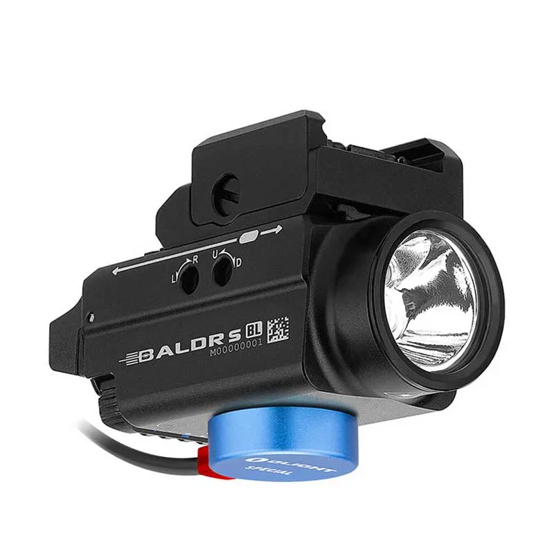 Latarka na broń z celownikiem laserowym Olight BALDR S Cool White - 800 lumenów - Blue Laser, zdjęcie 5 z 5