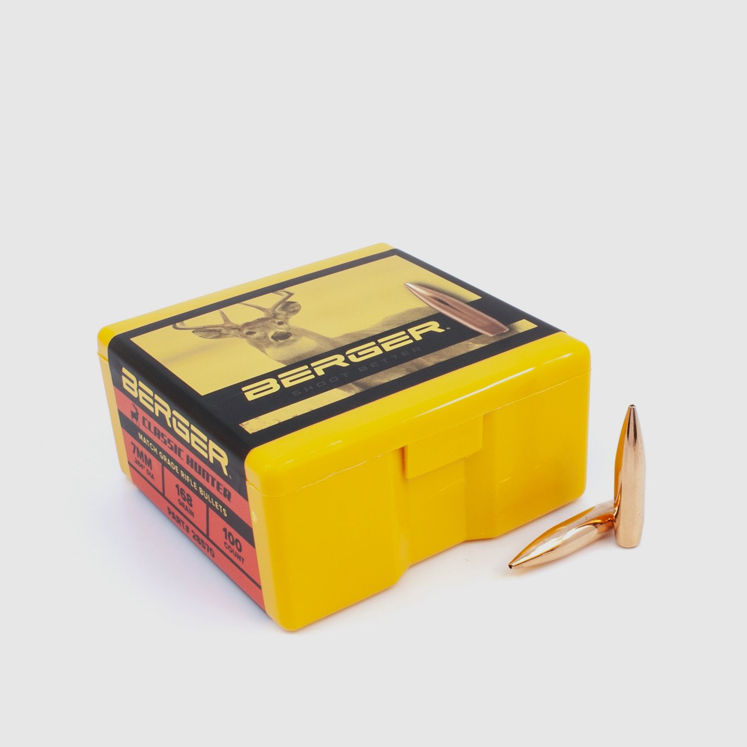 Berger Geschoss 7mm/.284 Classic Hunter 168GR 100 Stück