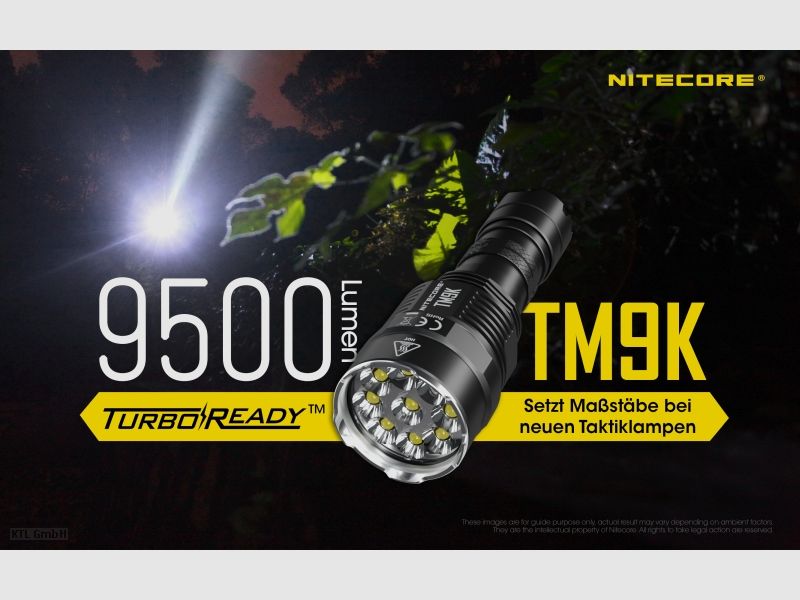 Nitecore TM9K Taschenlampe TM9K 9500 Lumen