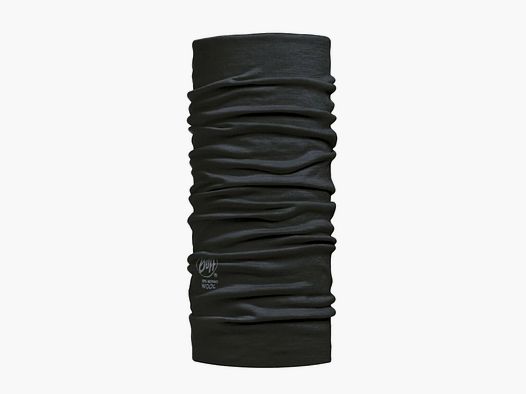 Buff Buff Multifunktionstuch Wool solid black