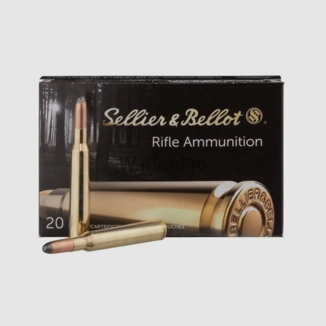 Sellier & Bellot 7x57 R soft point 9,1g/140grs.