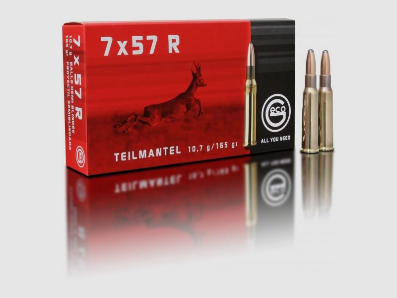 Geco 7x57 R partial jacket 10.7g 165grs