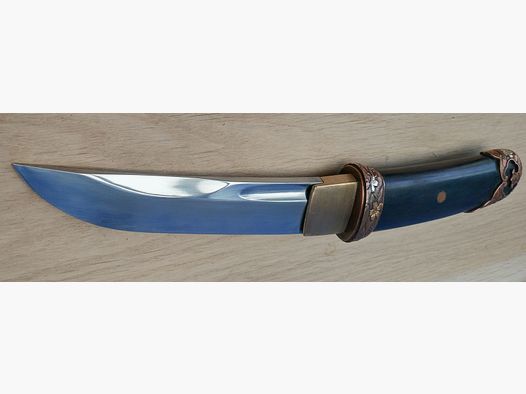 Honsanmai Tanto, handpoliert, Heft und Scheide aus Ebenholz