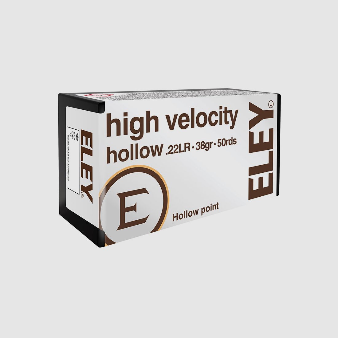 Eley High Velocity Hollow .22 LR 38GR HP 50 cartouches