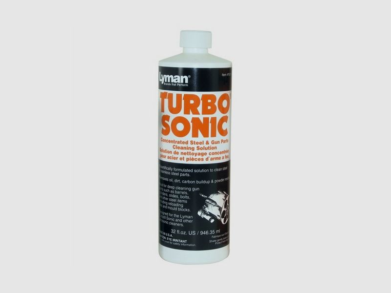 LYMAN TURBO SONIC STEEL SOLUTION, 32 OZ.