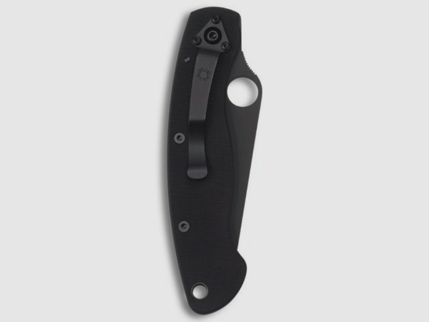 Spyderco Military Folding Knife Black Black, image 2 of 3
