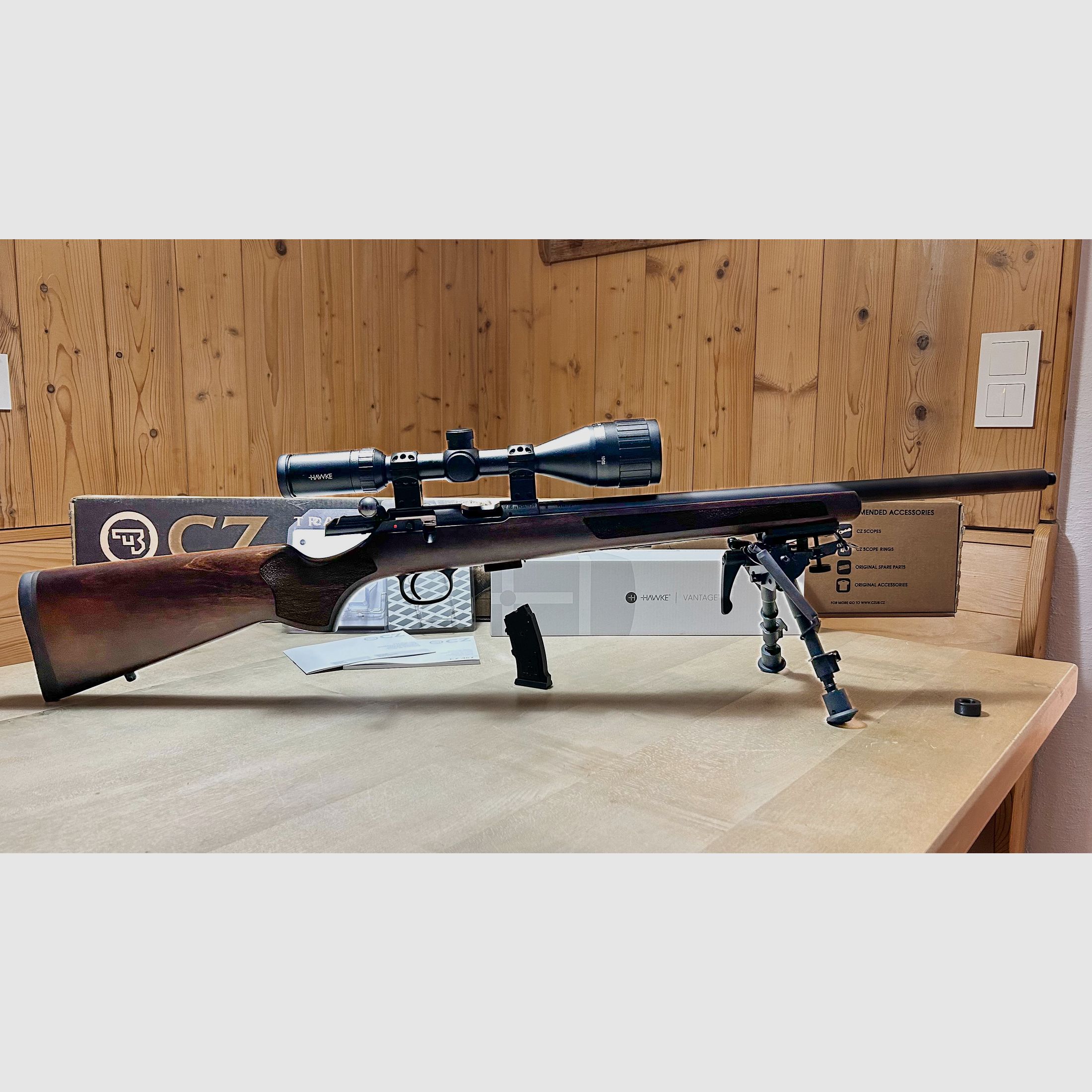 CZ 457 Varmint .22 lr  TOP auf 100m 