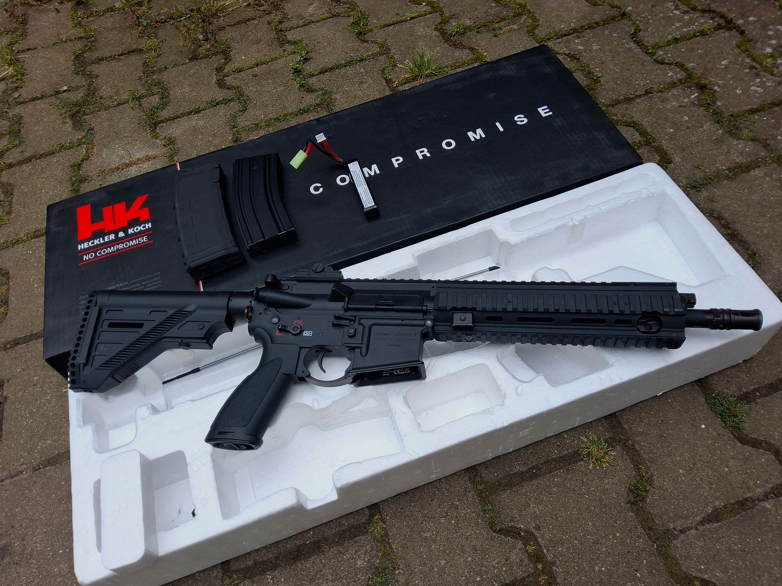 Umarex HK416 A5 licensed – 1.3J – 11.1V LiPo – 2x Mid-Cap