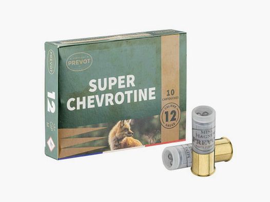 Prevot cartridges buckshot - Cal. 12/70 - PREVOT CART CHEVROTINE MINI MAG JUPE 12/70 21 GRAINS (6.2MM) x10