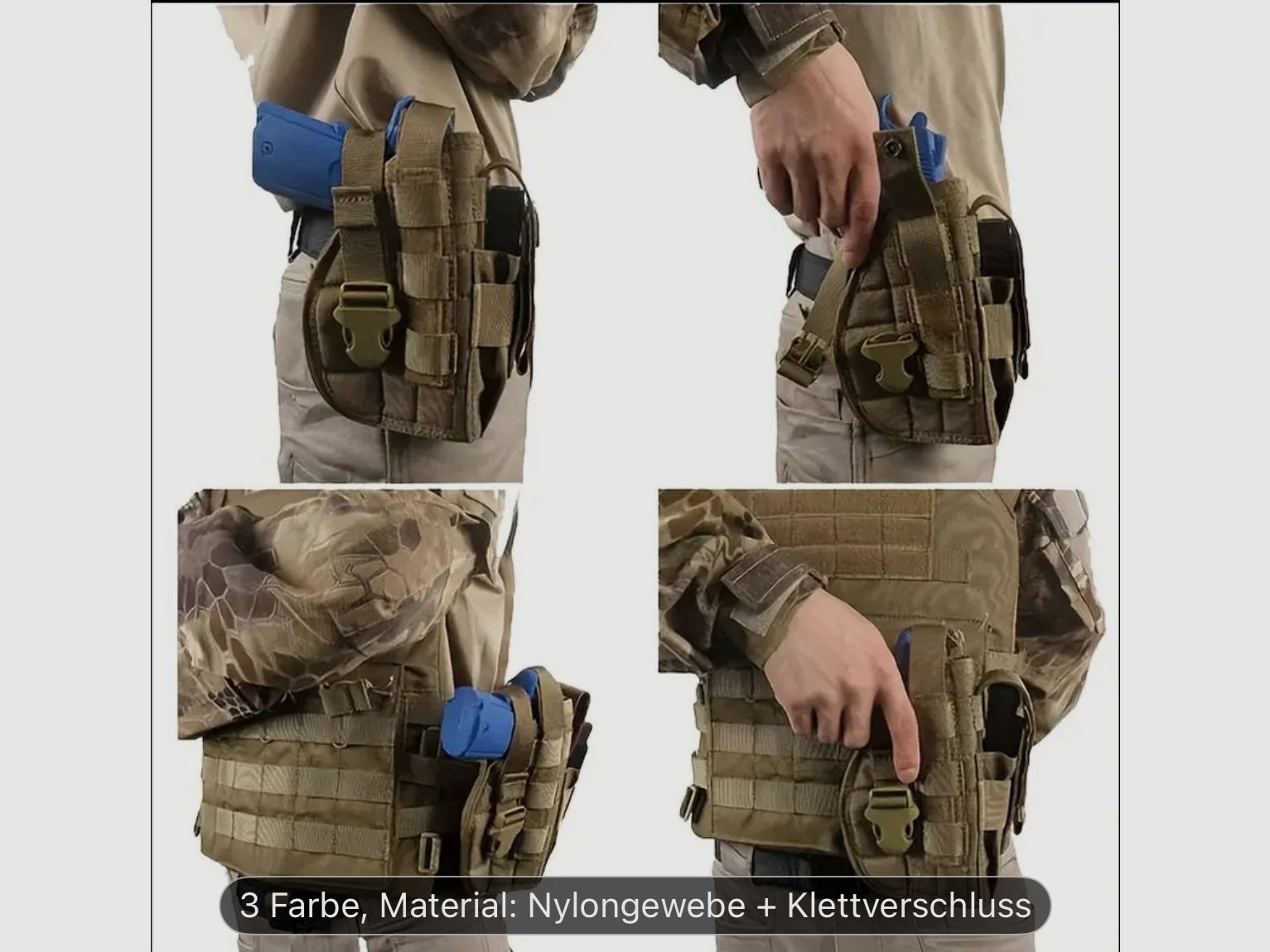 Holster Pistolen/Schreckschuss mit Getrenntem Magazin Halterung NEU