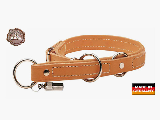 Würger mit Begrenzung aus Fahlleder, 45 cm