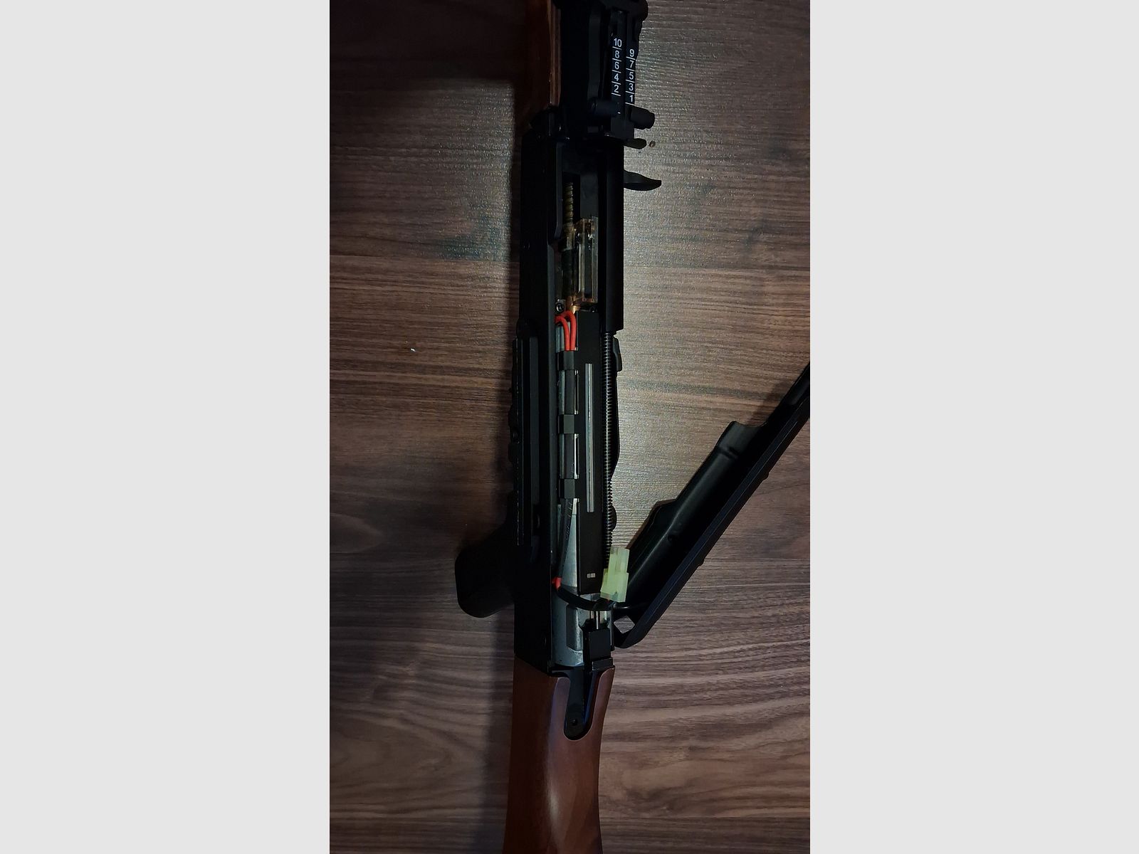 Airsoft AK 74 bois véritable/métal plein (Défectueux)