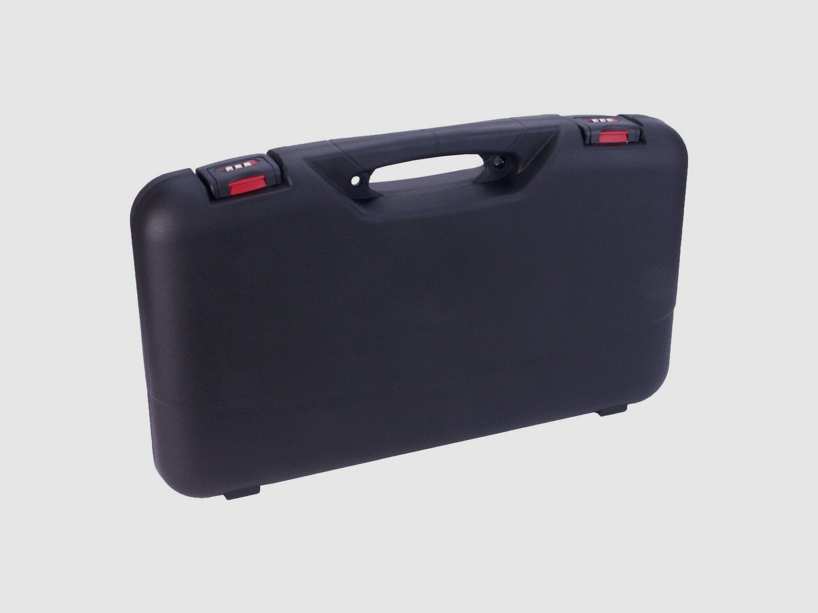 Fritzmann pistol case made of black polypropylene with combination lock