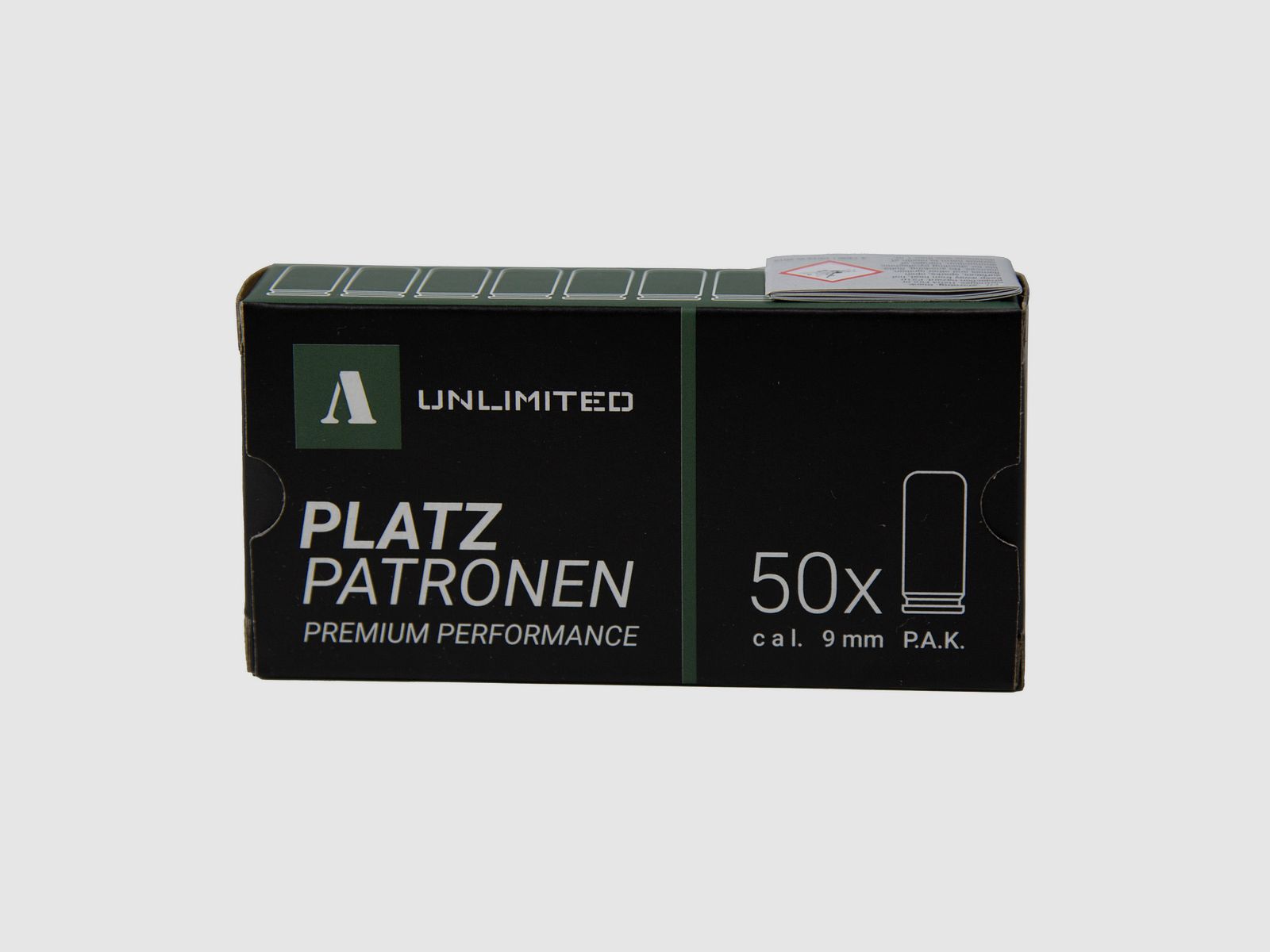 Cartucce a salve Premium Performance cal. 9mm P.A.K 50 pezzi