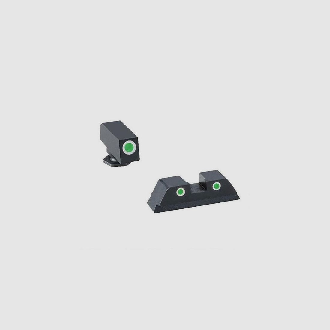 AMERIGLO GREEN/GREEN SIGHT SET FOR GLOCK SMALL FRAME