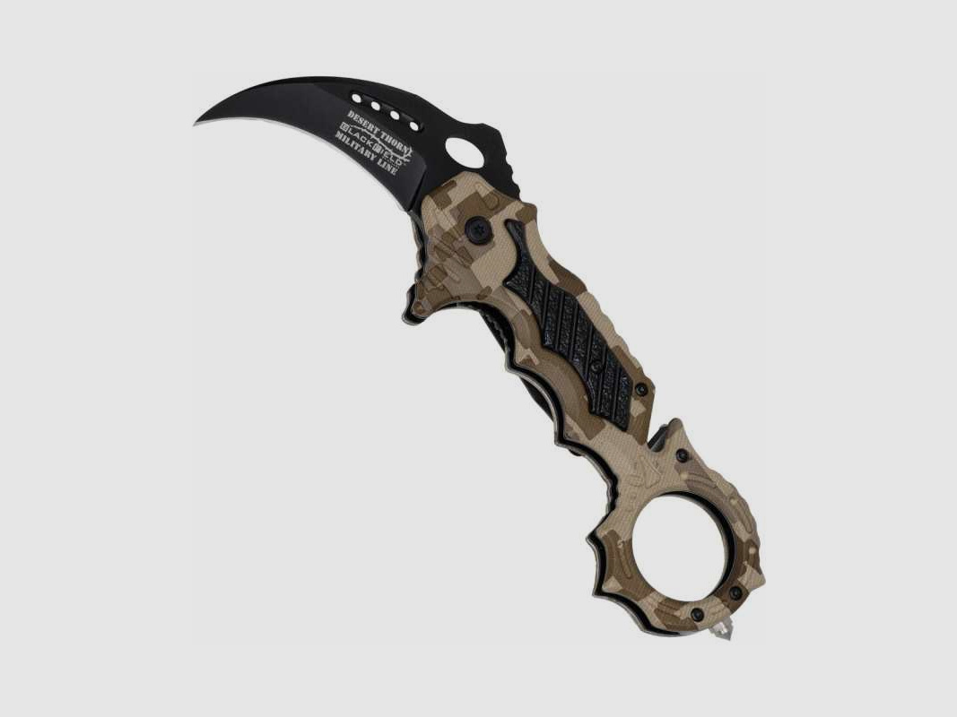 BlackField DESERT THORN Karambit Rescue Knife Rettungsmesser