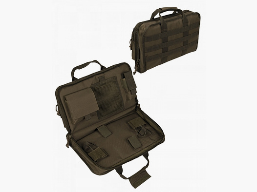 Tactical Pistolentasche OLIV LARGE (40cm)- gefüttert  Tactical Pistol Case Waffentasche