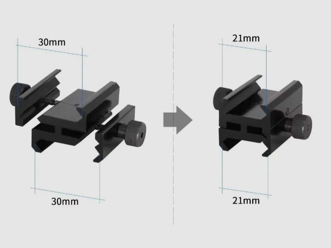 Mount adapter for Picatinny | HDR50 | HDB68 | HDR68 | Hunting outdoor tool