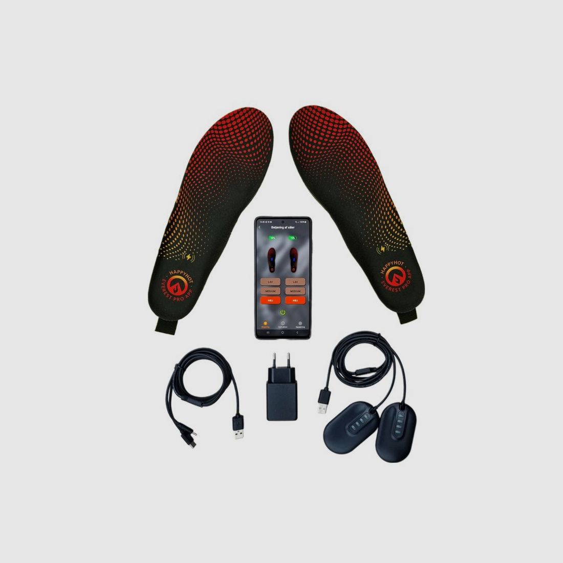 HappyHot Everest Pro App heated insoles, image 3 of 8