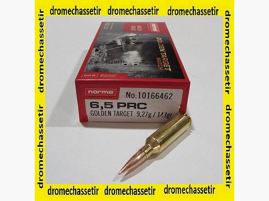 boite 20 cartouches Geco 6.5 PRC Golden Target 143 grains