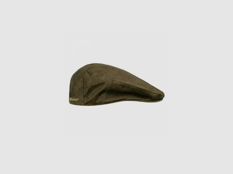 Blaser Herren-Vintage-Schiebermütze, dunkelbraun meliert, Bild 1 von 2