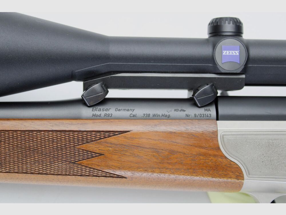 Rep. Büchse Blaser R93 Kal. .338 Win Mag mit Zeiss Diatal ZM 8x56MC .338WinMag, Bild 6 von 11