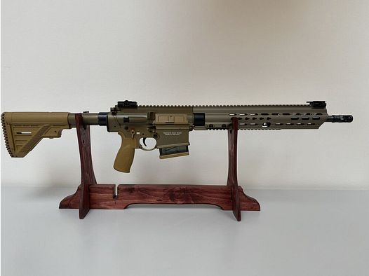 Heckler & Koch SLB H&K MR308 A3 - .308 Win. - 16,5" - sandfarben - langer Handschutz