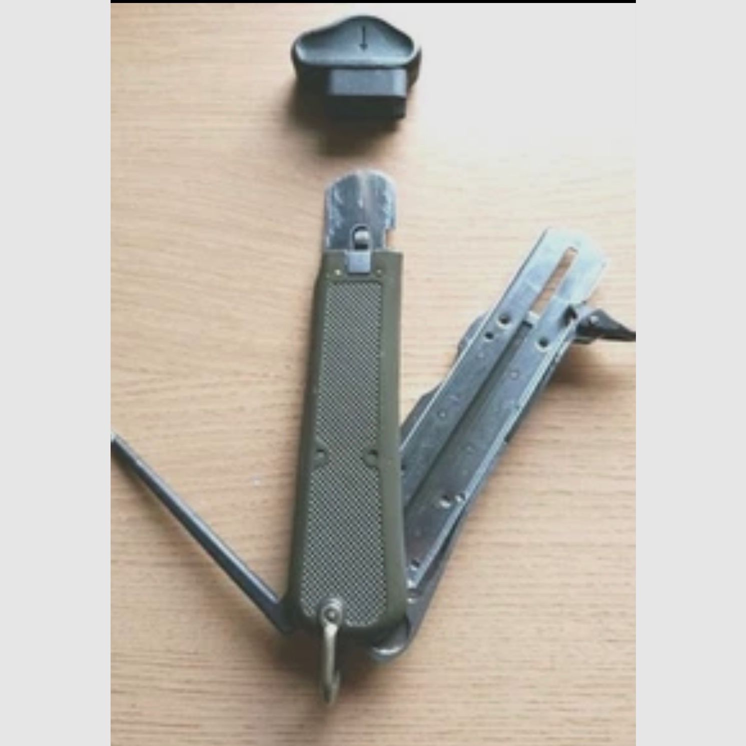 Fallschirmjäger, Kapp Messer der deutschen Bundeswehr, für deutsche Kunden, nur der Griff erhältlich