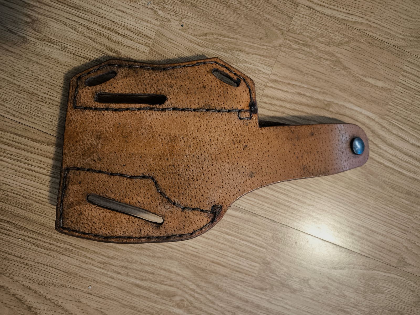 Leather belt holster Handmade