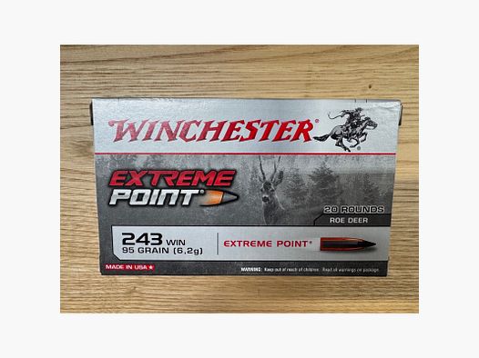 Winchester Extreme Point 243 win 95 grs (x20)