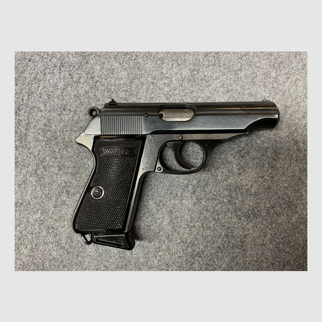 Walther PP from wartime production with acceptance stamp imperial eagle 7.65mm Browning