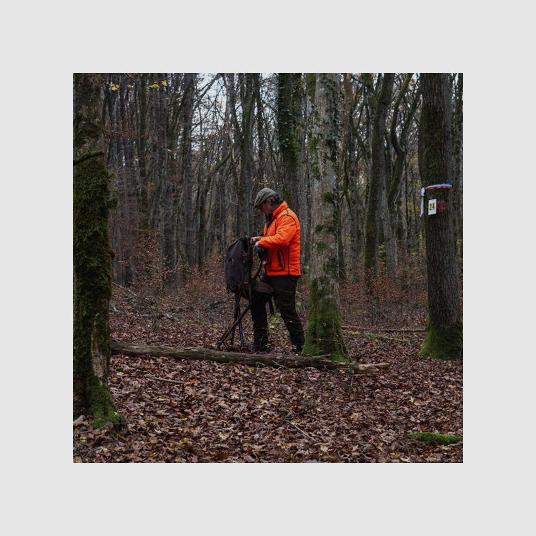 Wende-Fleecejacke Gamekeeper orange/grün - PSA KATEGORIE II, Bild 11 von 14