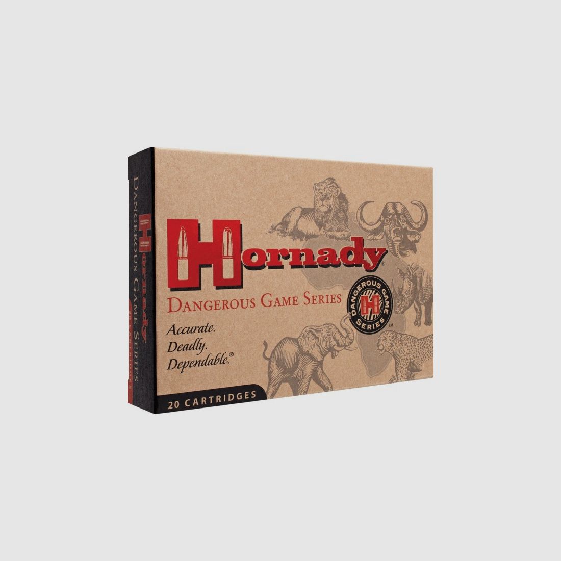 HORNADY 82666 AMMUNITION .416 RUGER 400GR DGS 20/120