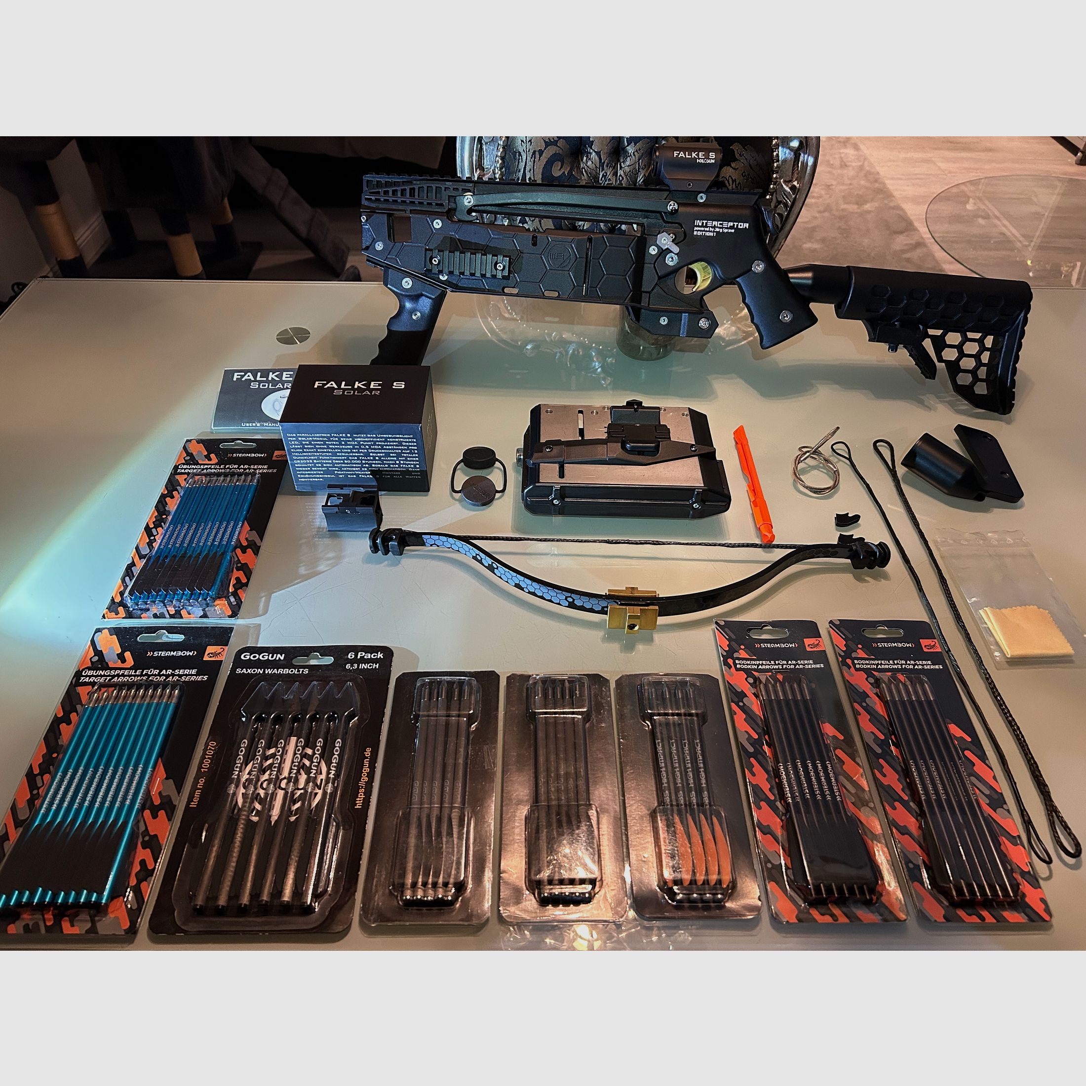 Verkaufe meine Mey Interceptor inkl. Kaufbeleg-Garantie und OVP, viel Zubehör.