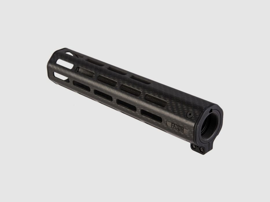 FAXON FIREARMS AR-15 HANDGUARDS M-LOK FAXON FIREARMS STREAMLINE HANDGUARD FREE FLOAT FIBRE DE CARBONE 10 NOIR, image 2 sur 4