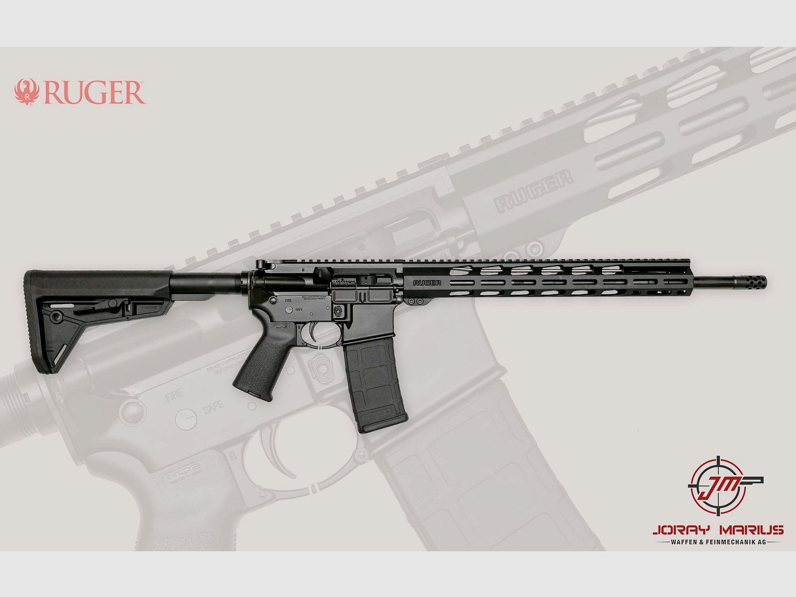 Ruger AR-556 MPR semiautomático 5.56 NATO 18"