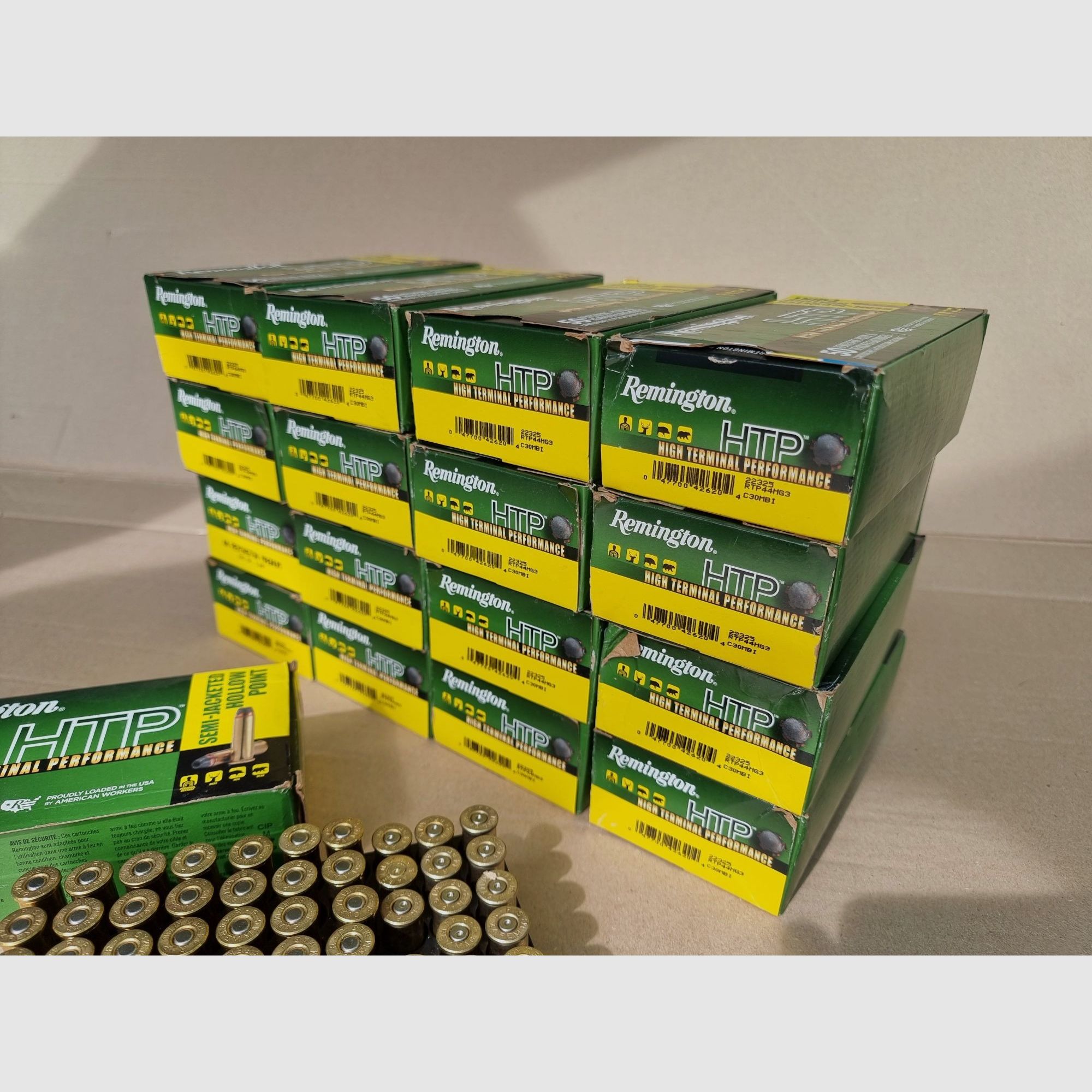 Munition .44 Magnum Remington HTP (High Termal Performance) - 240gr SJHP / TMHS - 836 Schuss