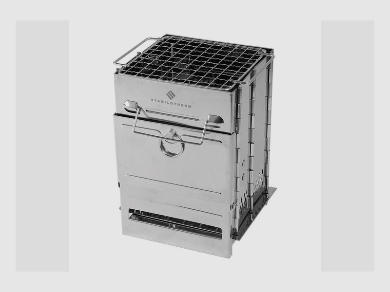 Stabilotherm Faltbarer Outdoor-Holzofen "Wood Stove Tower 1" Ultrakompakt