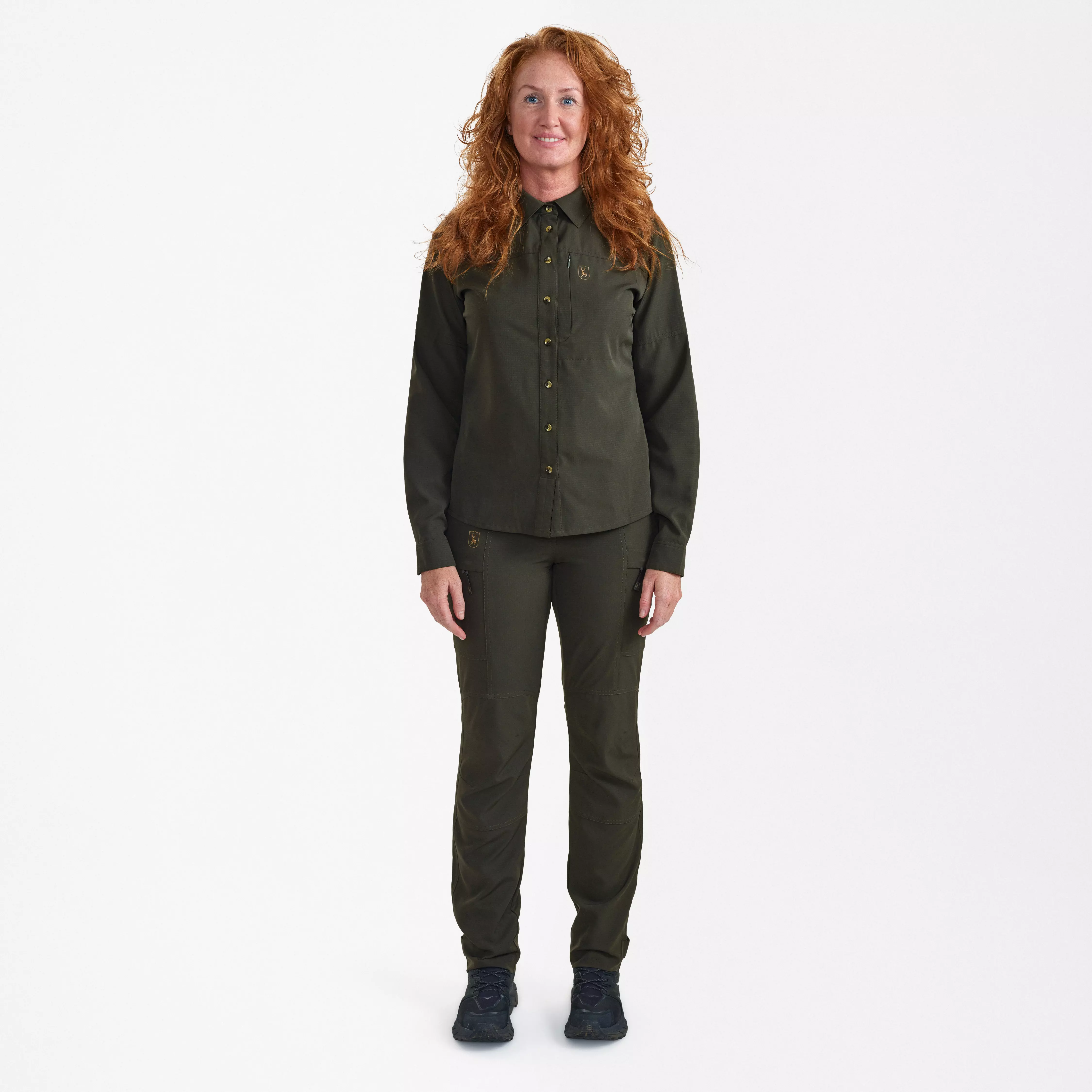 Lady Canopy Bluse - Forest Green, Bild 3 von 5