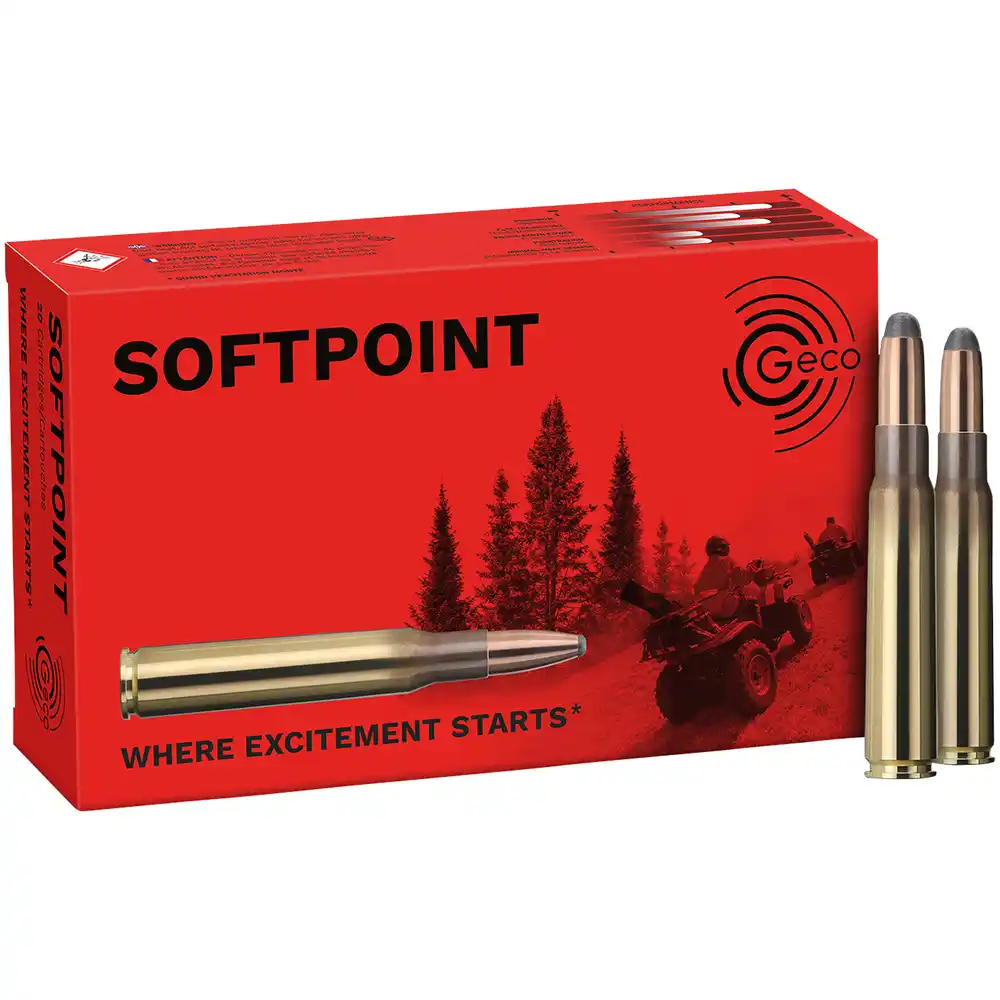 GECO 8×57 Softpoint balle demi-blindée 12,0 g/185 grs.