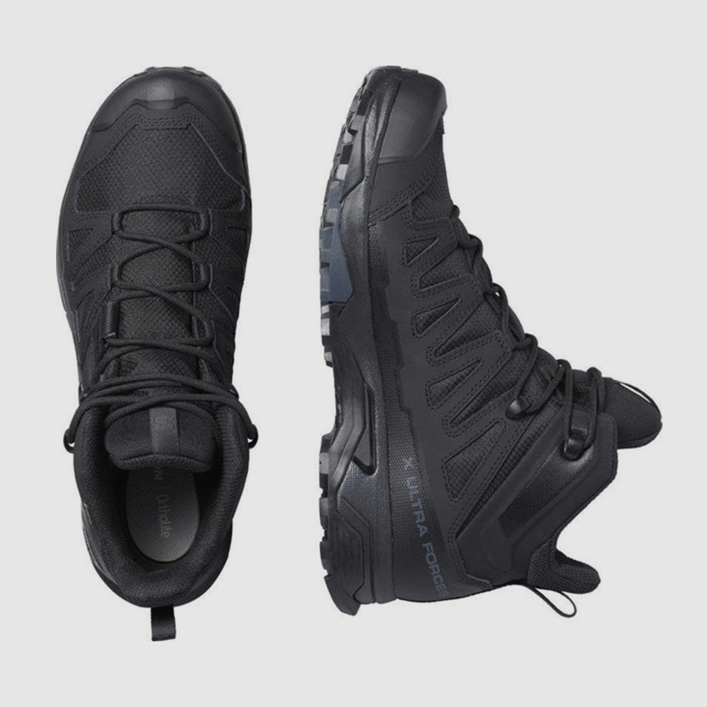 SALOMON – HERREN – X ULTRA FORCES MID GTX Schwarz/Schwarz/Wolf, Bild 4 von 5