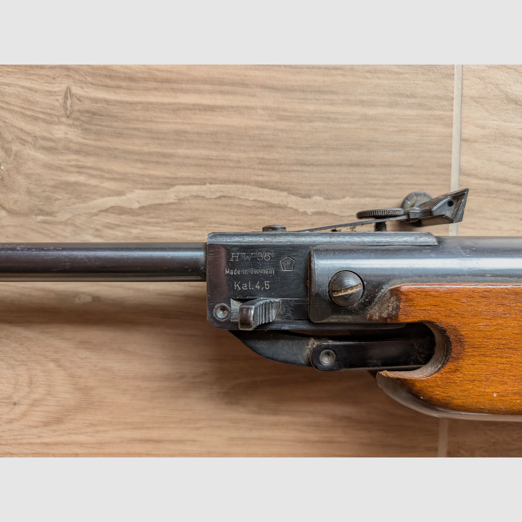 Luftgewehr - Weihrauch HW 35, Kaliber 4.5 - Erbstück, guter Zustand 