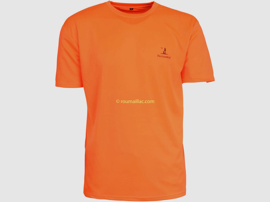 T-SHIRT PERCUSSION BATTUE FLUO