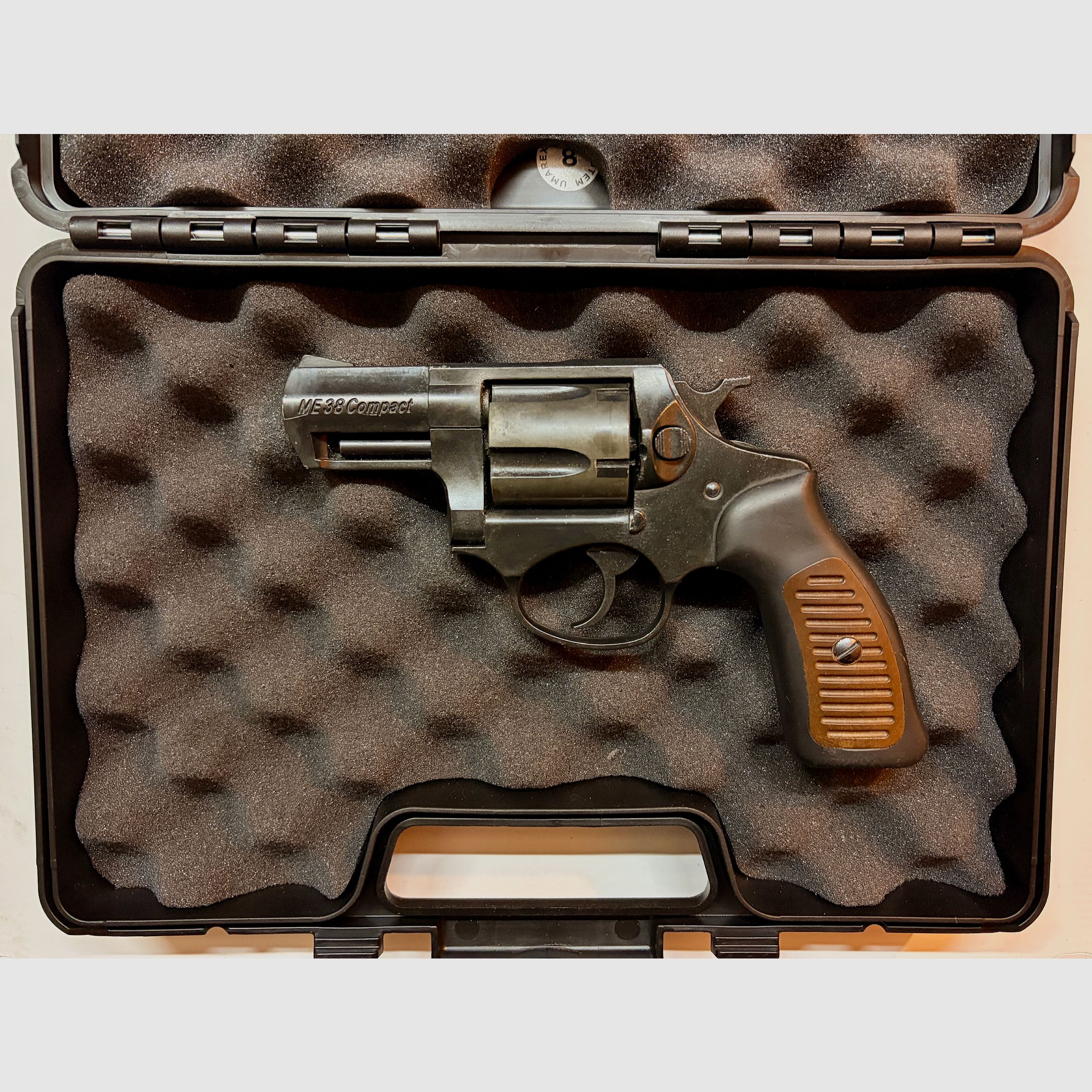 Blank firing revolver ME 38 Compact, cal. 9mm blank (with case)