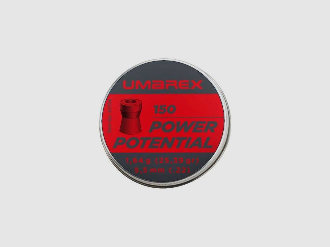 Umarex Diabolo Power Potential 5,5mm Flachkopf 150 Stk., Bild 2 von 4
