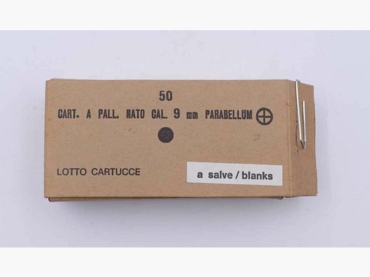 Fiocchi - Italien Manöverpatronen 9 mm Luger