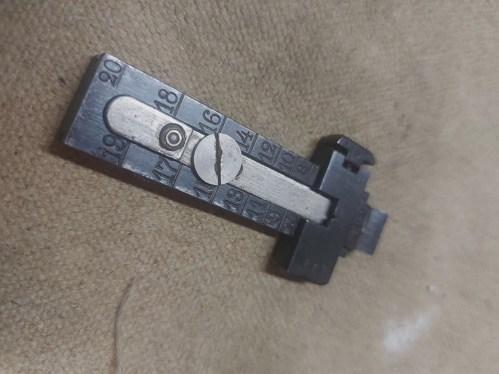 Feinvisier Schwedenmauser inkl. Visierblatt SM sikte m/38